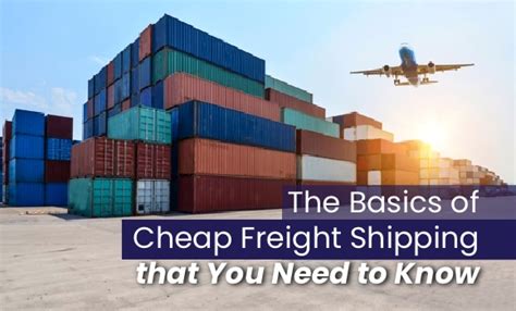 looking for cheap freight shipping